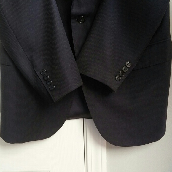 Corneliani Black Men's Striped Blazer Sport Coat - Picture 5 of 8